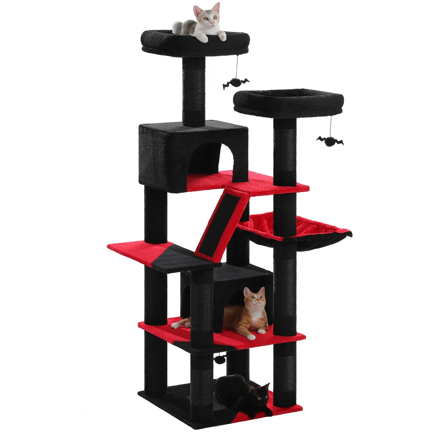 Grand arbre à chat d'intérieur H180 cm