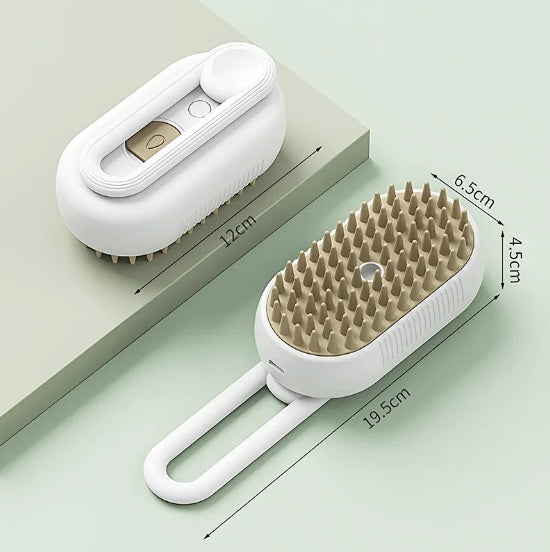 Brosse à vapeur électrique 3 en 1 pour animaux de compagnie